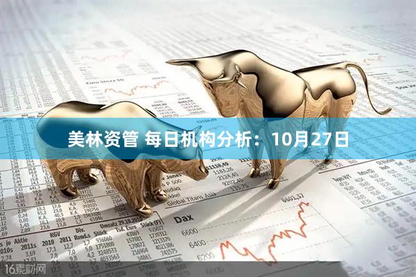 美林资管 每日机构分析：10月27日
